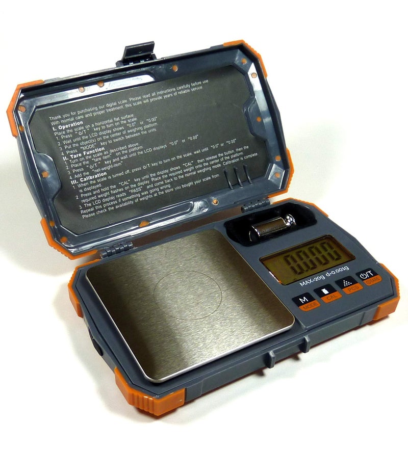 US Balance Pocket Digital Pocket Scale 20g x 0.001g Cal Weight Jewelry Gold Gram Herb Karat - Image 5